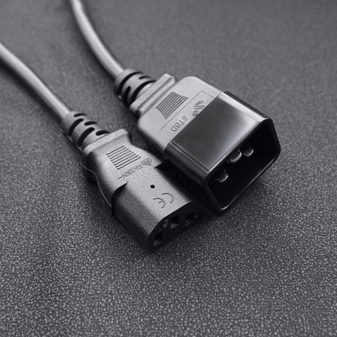 Kabel zasilający do UPS | C20/C13 | 1.2m