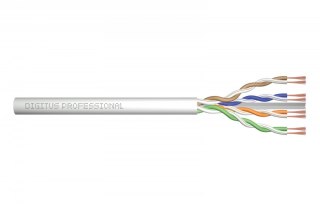 Kabel teleinformatyczny patchcordowy kat.6A, U/UTP, linka, AWG 26/7, LSOH, 100m, karton, szary