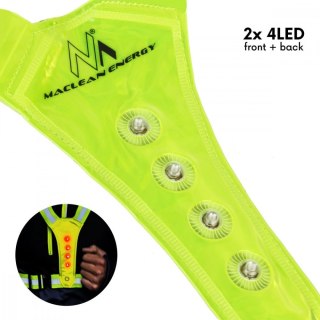 Szelki LED dla biegaczy MCE425