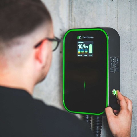 Ładowarka EV Wallbox PowerBox 22kW - gniazdo Type 2, czytnik RFID