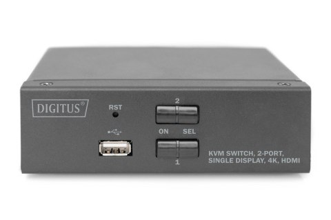 Przełącznik KVM 2 portowy HDMI, 4K 30Hz