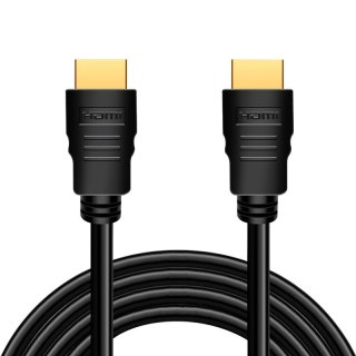 Kabel HDMI 4K/60Hz, CCS , czarny, 1m