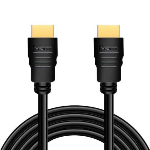 Kabel HDMI 4K/60Hz, CCS , czarny, 1m