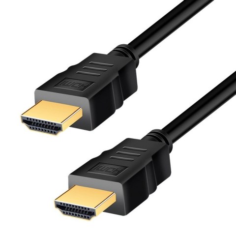 Kabel HDMI 4K/60Hz, CCS , czarny, 1m