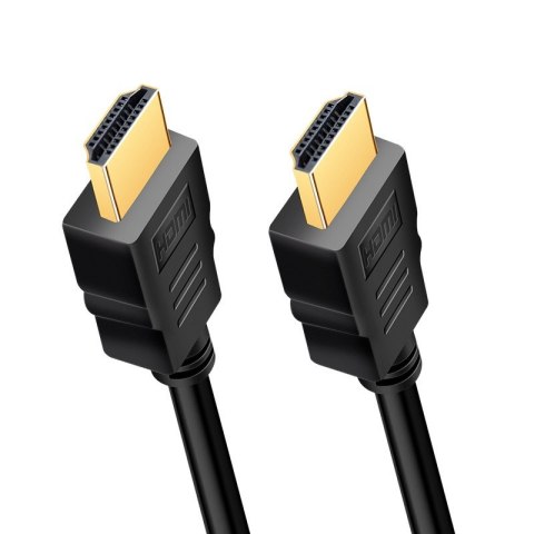 Kabel HDMI 4K/60Hz, CCS , czarny, 1m