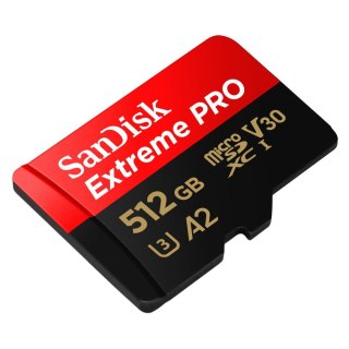 Karta pamięci Extreme Pro microSDXC 512GB 200/140 MB/s A2 V30 U3