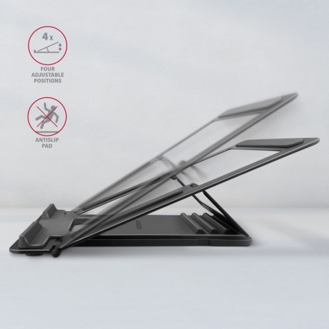 STND-L Podstawka do laptopów aluminiowa 10-17,3", 4 regulowane kąty nachylenia