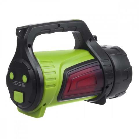 Latarka akumulatorowa 3w1 szperacz LED USB MCE345