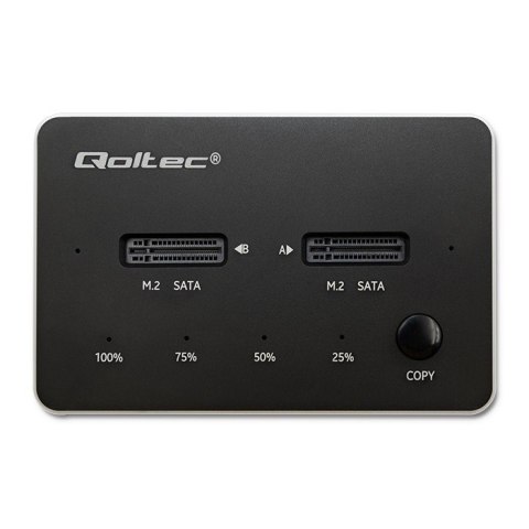 Stacja dokująca dysków 2x SSD M.2 SATA | NGFF | USB typ C