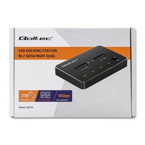 Stacja dokująca dysków 2x SSD M.2 SATA | NGFF | USB typ C