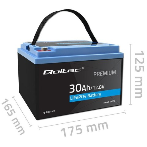 Akumulator LiFePO4 | 12.8V | 30Ah | 384Wh | BMS
