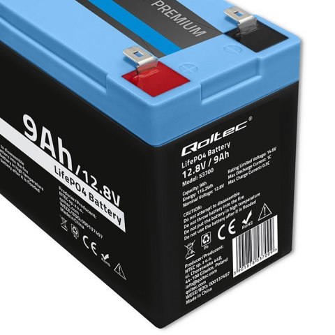 Akumulator LiFePO4 | 12.8V | 9Ah | 115.2Wh | BMS