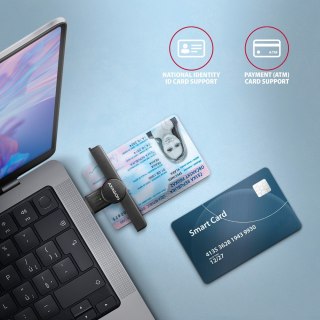 Czytnik kart identyfikacyjnych CRE-SMPA PocketReader USB-A