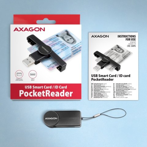 Czytnik kart identyfikacyjnych CRE-SMPA PocketReader USB-A