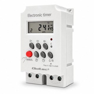Elektroczniczny programator czasowy na szynę DIN PC0629