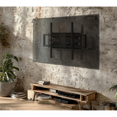 Uchwyt do TV ekonomiczny obrotowy 60-120" 120kg Czarny Maclean MC-482