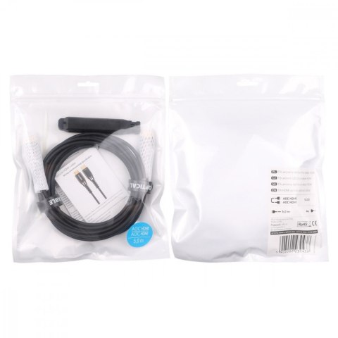 Kabel HDMI v2.0 optyczny 5m