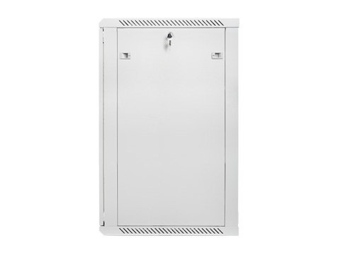 Szafa instalacyjna wisząca 19 22U 600X600mm szara (drzwi szklane)