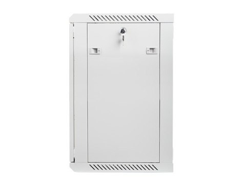 Szafa instalacyjna wisząca 19 cali 15U 600X450mm szara (drzwi szklane)