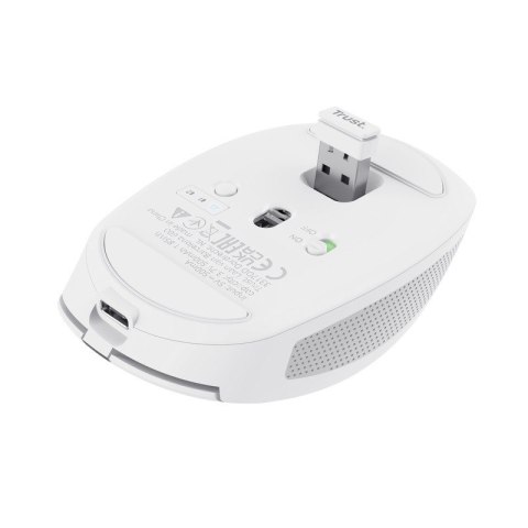 Mysz bezprzewodowa OZAA Compact biała