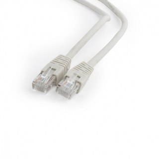 Patch cord kat.6 miedź UTP 15m szary