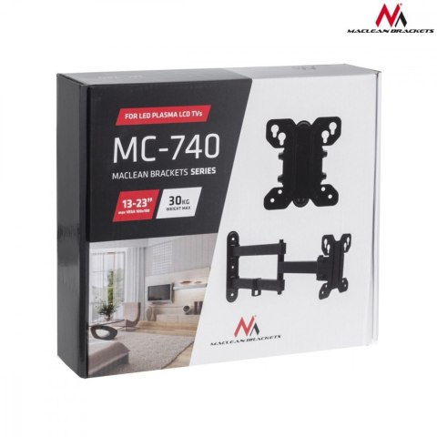 Uchwyt do telewizora 13-32 cale MC-740 30kg, max vesa 100x100