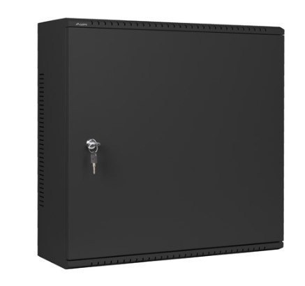 Szafa instalacyjna rack wisząca 19 cali 6U+3U 540x200 niskoprofilowa (złożona) czarna