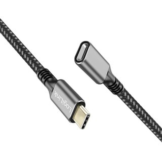 Kabel USB3.2 gen2 TypeC do USB-C/F, PD, 1m