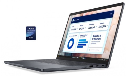 Laptop Dell Pro 14 Premium PA14250 W11P Ultra 7 268V/32GB/512GB SSD G4 CL35/14.0 FHD+/Arc/FgrPr/Cams&Mic/WWAN Ready+BT/BcklKb/3C