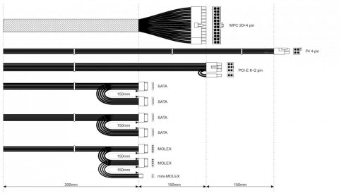 Zasilacz ATX AK-B1-600 600W