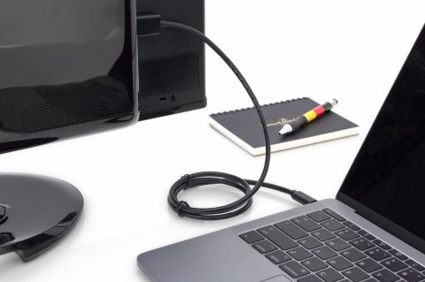 Kabel USB Type-C/HDMI M/M USB 3.1 Gen.2 SuperSpeed+ 4K/60Hz 18Gbps 5m czarny