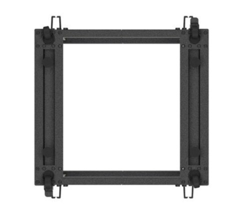Stojak Open rack 19 cali 12U 600x600-1100 regulowany czarny