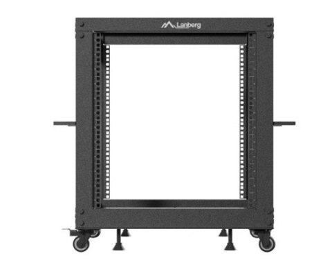 Stojak Open rack 19 cali 12U 600x600-1100 regulowany czarny
