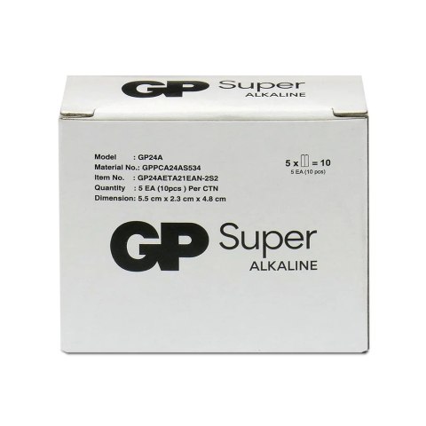Baterie alkaliczne LR03/AAA SUPER 10 sztuk (G-TECH)
