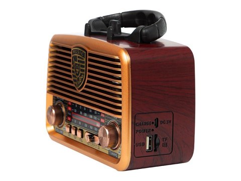 Radio przenośne analogowe RA10 AM/FM solarne