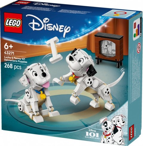 Klocki Disney 43271 101 dalmatyńczyków - Szczeniaczki Szczęściarz i Penny