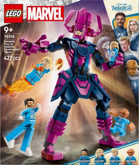 Klocki Super Heroes 76316 Figurka Fantastycznej Czwórki kontra Galactus