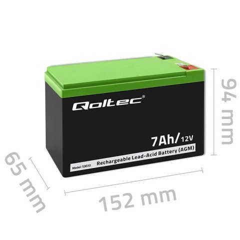 Akumulator żelowy | 12V | 7Ah | max.72A | AGM