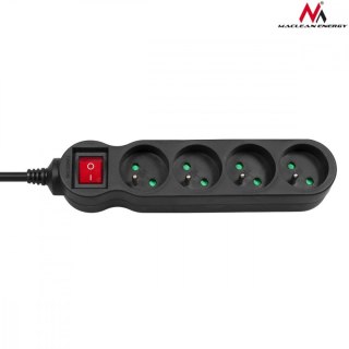 Listwa zasilająca 4g 1,4m MCE180 2300W czarna